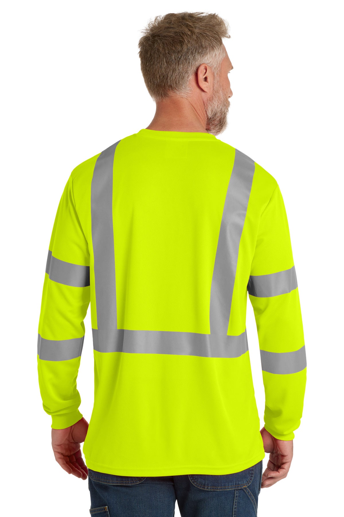 CornerStone ANSI 107 Class 3 Mesh Long Sleeve Tee CS203