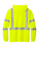 CornerStone ANSI 107 Class 3 Long Sleeve Segmented Tape Hooded Tee CS208