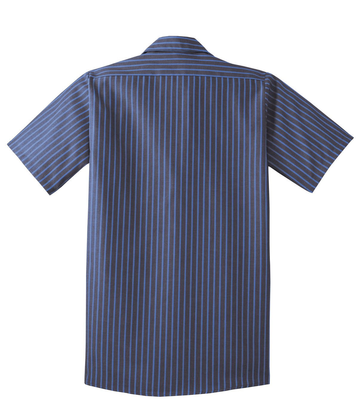 Red Kap Short Sleeve Striped Industrial Work Shirt CS20