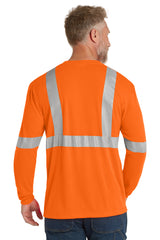 CornerStone ANSI 107 Class 2 Long Sleeve Safety T-Shirt CS401LS