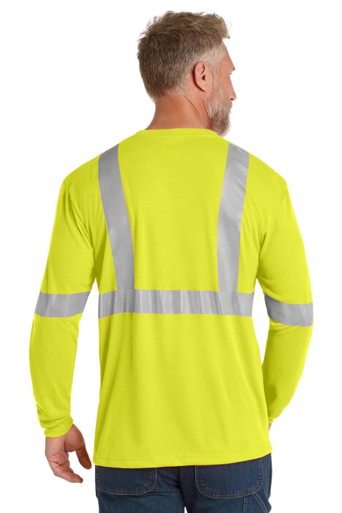 CornerStone ANSI 107 Class 2 Long Sleeve Safety T-Shirt CS401LS