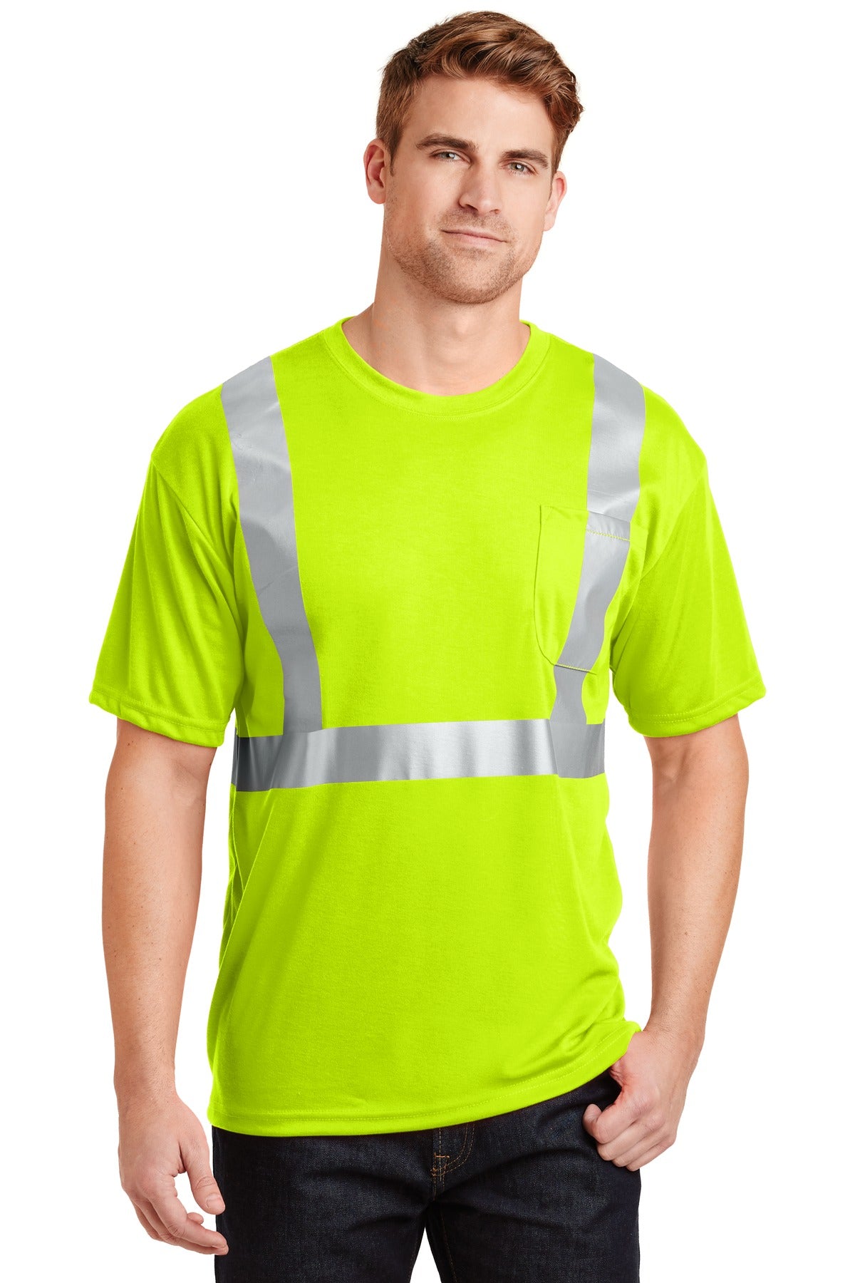 CornerStone ANSI 107 Class 2 Safety T-Shirt CS401