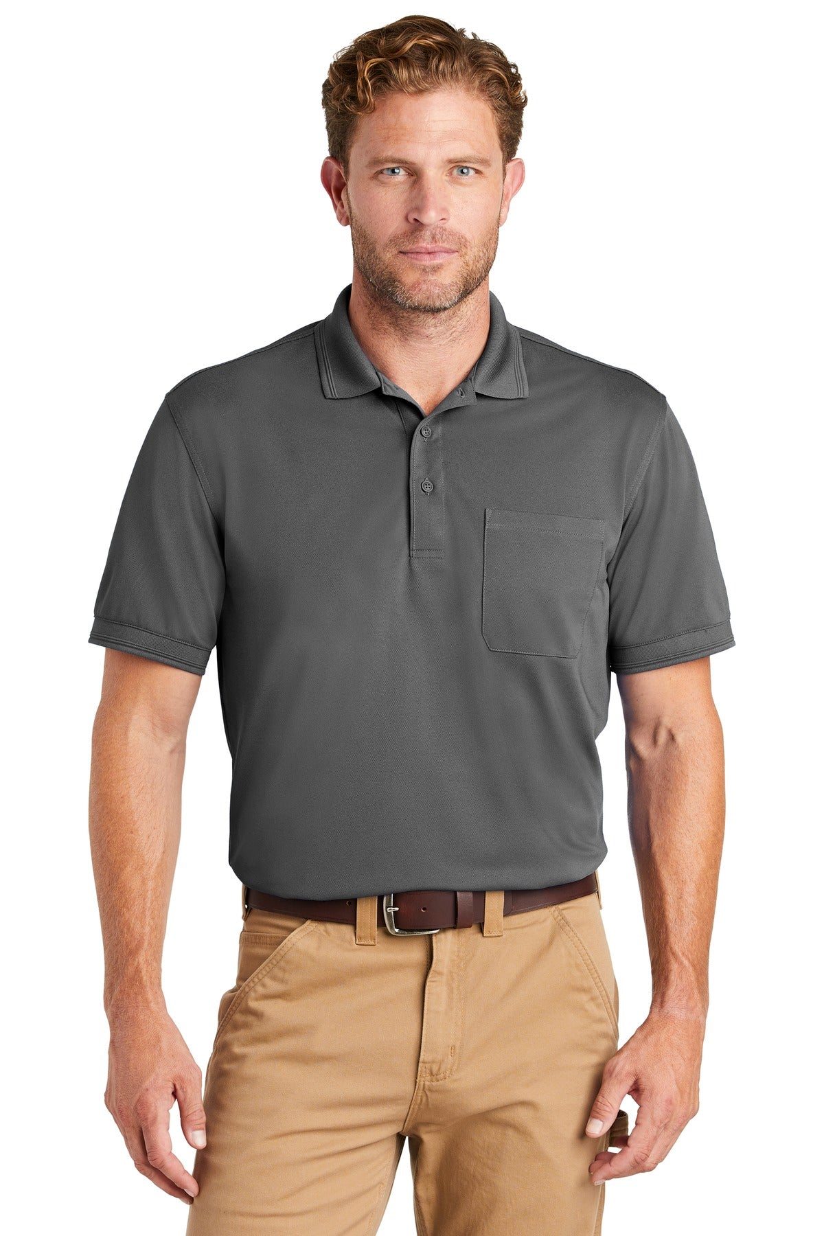 CornerStone Industrial Snag-Proof Pique Pocket Polo CS4020P