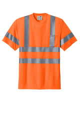 CornerStone ANSI 107 Class 3 Short Sleeve Snag-Resistant Reflective T-Shirt CS408