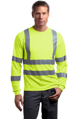 CornerStone ANSI 107 Class 3 Long Sleeve Snag-Resistant Reflective T-Shirt CS409