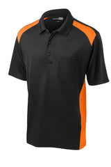 CornerStone Select Snag-Proof Two Way Colorblock Pocket Polo CS416
