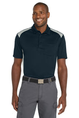CornerStone Select Snag-Proof Two Way Colorblock Pocket Polo CS416
