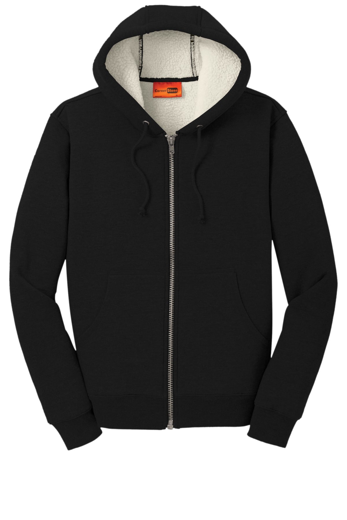 CornerStone Heavyweight Sherpa-Lined Hooded Fleece Jacket CS625