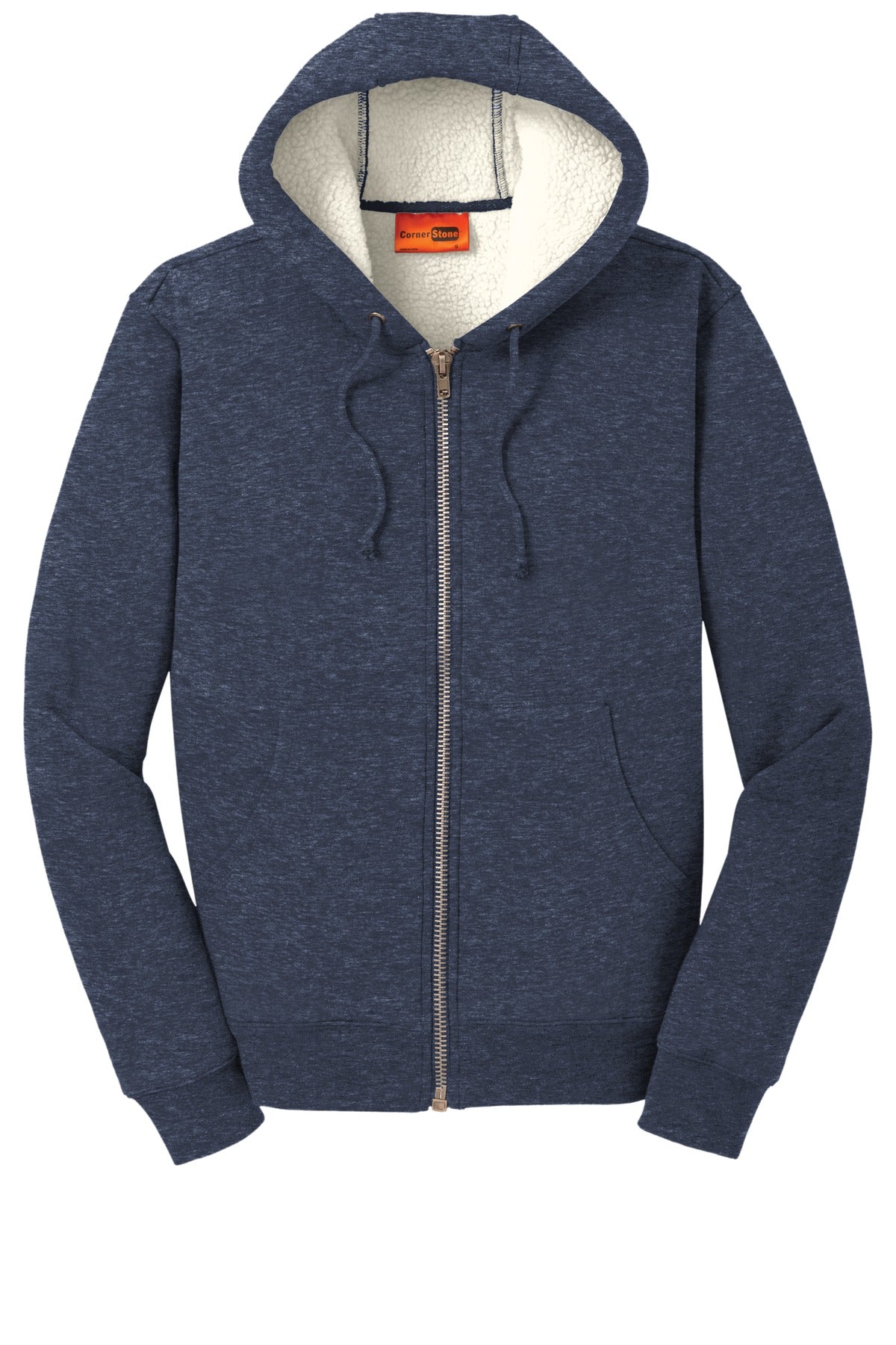 CornerStone Heavyweight Sherpa-Lined Hooded Fleece Jacket CS625