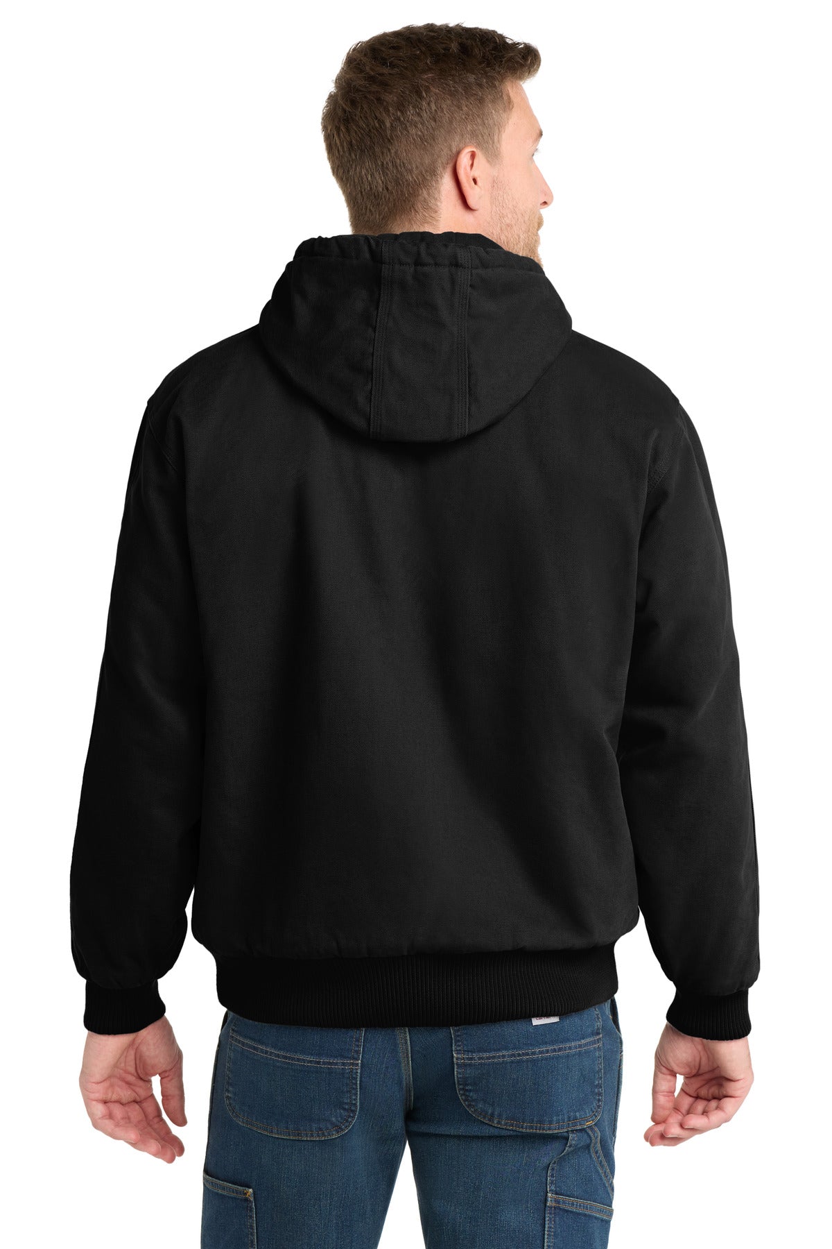 CornerStone Washed Duck Cloth Insulated Hooded Work Jacket CSJ41