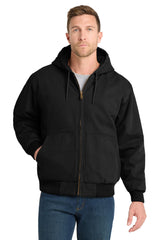 CornerStone Washed Duck Cloth Insulated Hooded Work Jacket CSJ41