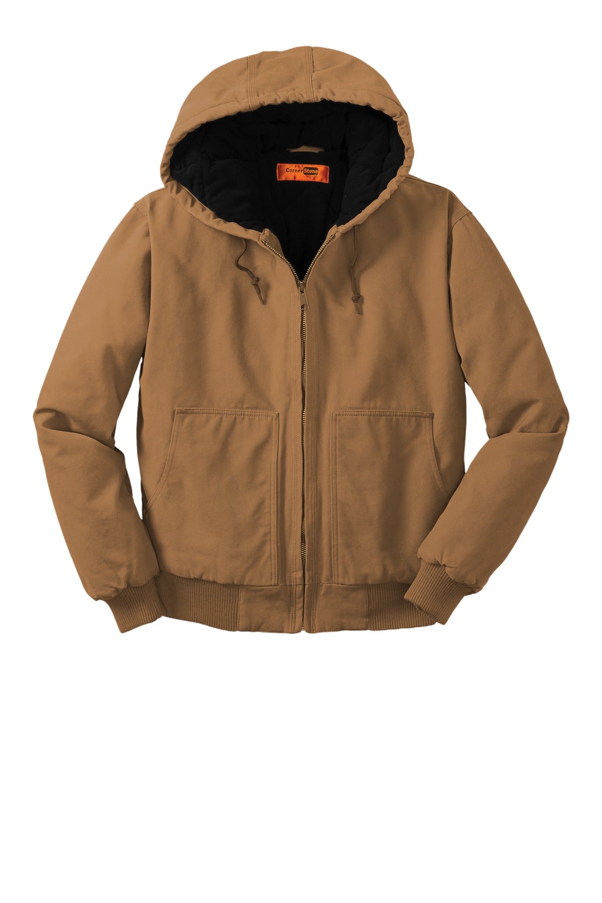 CornerStone Washed Duck Cloth Insulated Hooded Work Jacket CSJ41