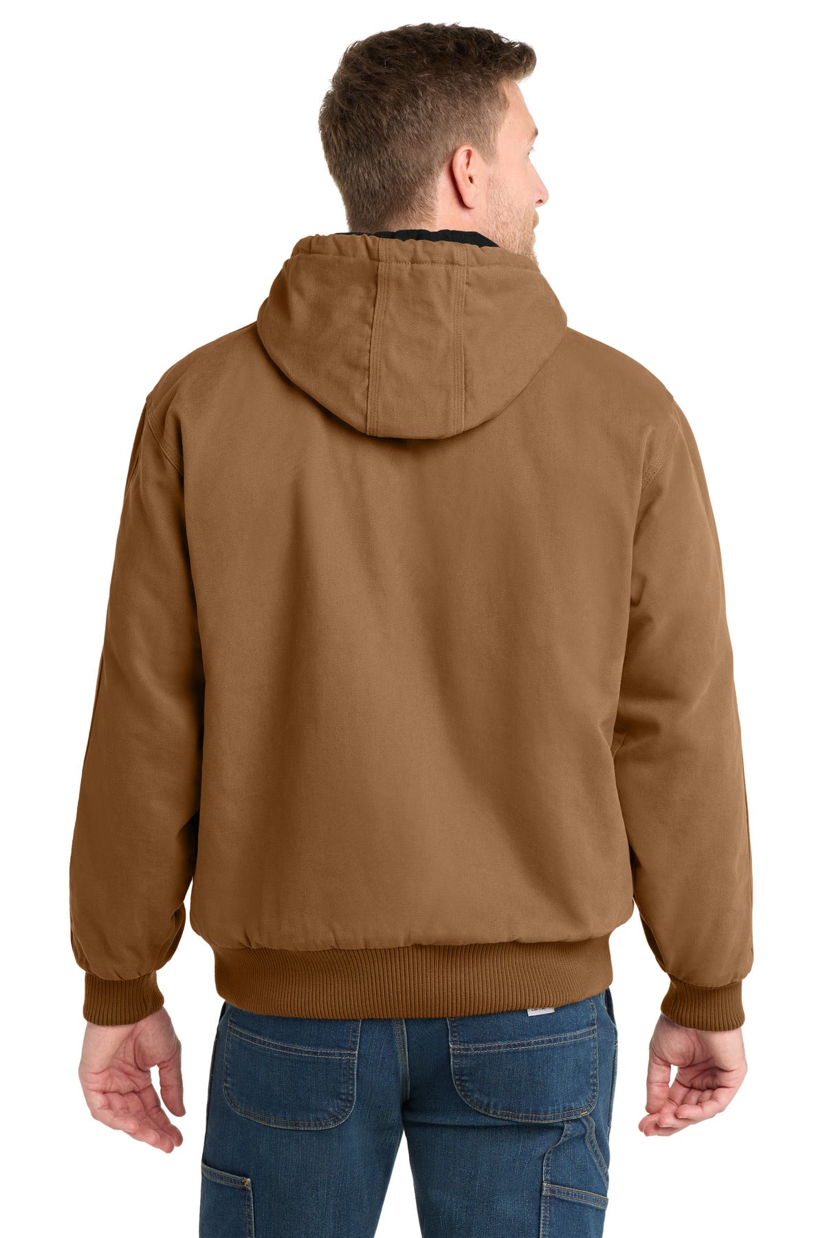 CornerStone Washed Duck Cloth Insulated Hooded Work Jacket CSJ41
