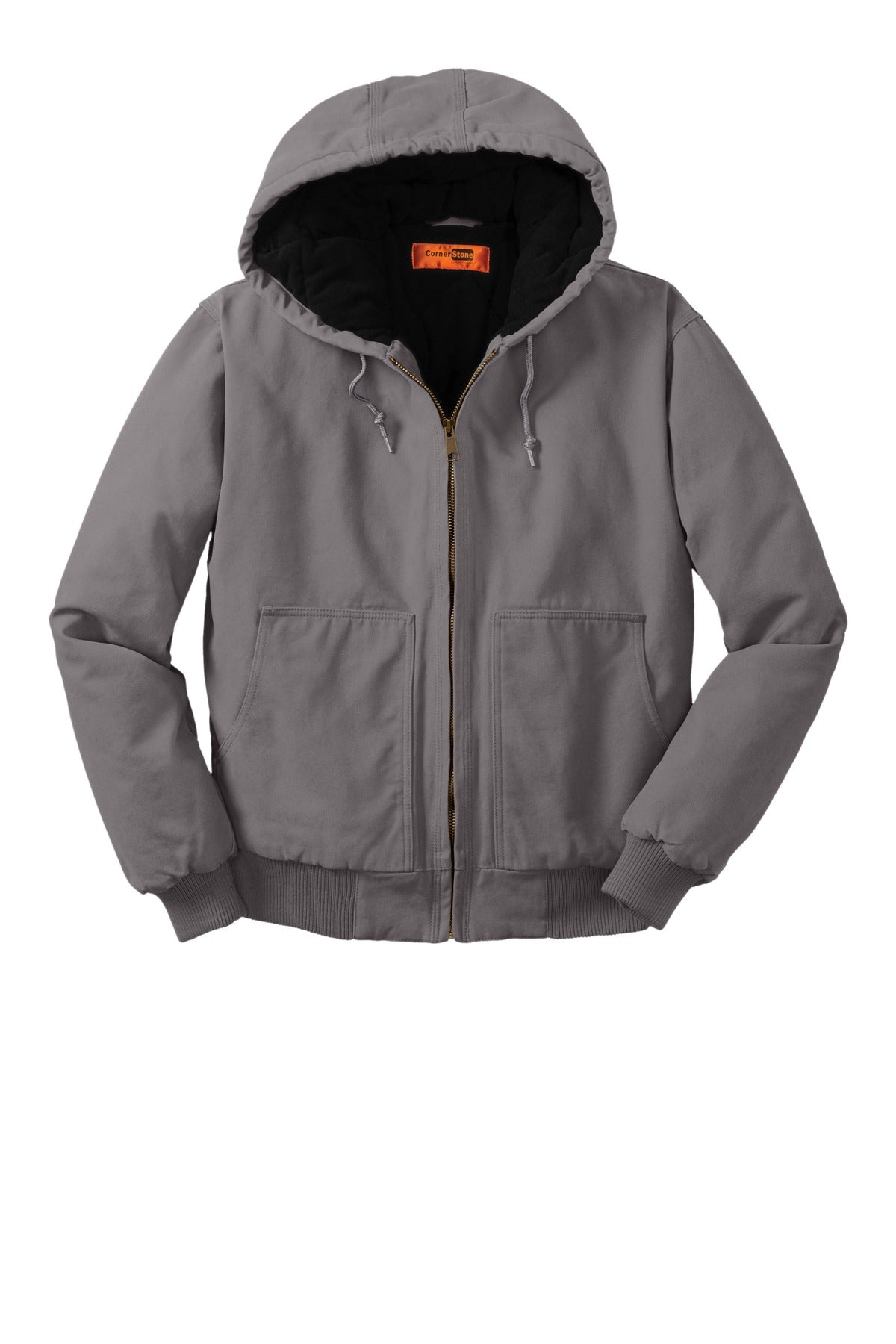 CornerStone Washed Duck Cloth Insulated Hooded Work Jacket CSJ41