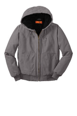 CornerStone Washed Duck Cloth Insulated Hooded Work Jacket CSJ41