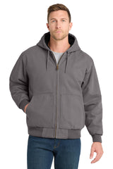 CornerStone Washed Duck Cloth Insulated Hooded Work Jacket CSJ41