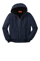 CornerStone Washed Duck Cloth Insulated Hooded Work Jacket CSJ41