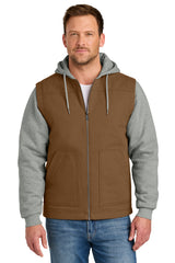 CornerStone Duck Fleece Full-Zip Hooded Jacket CSJ42