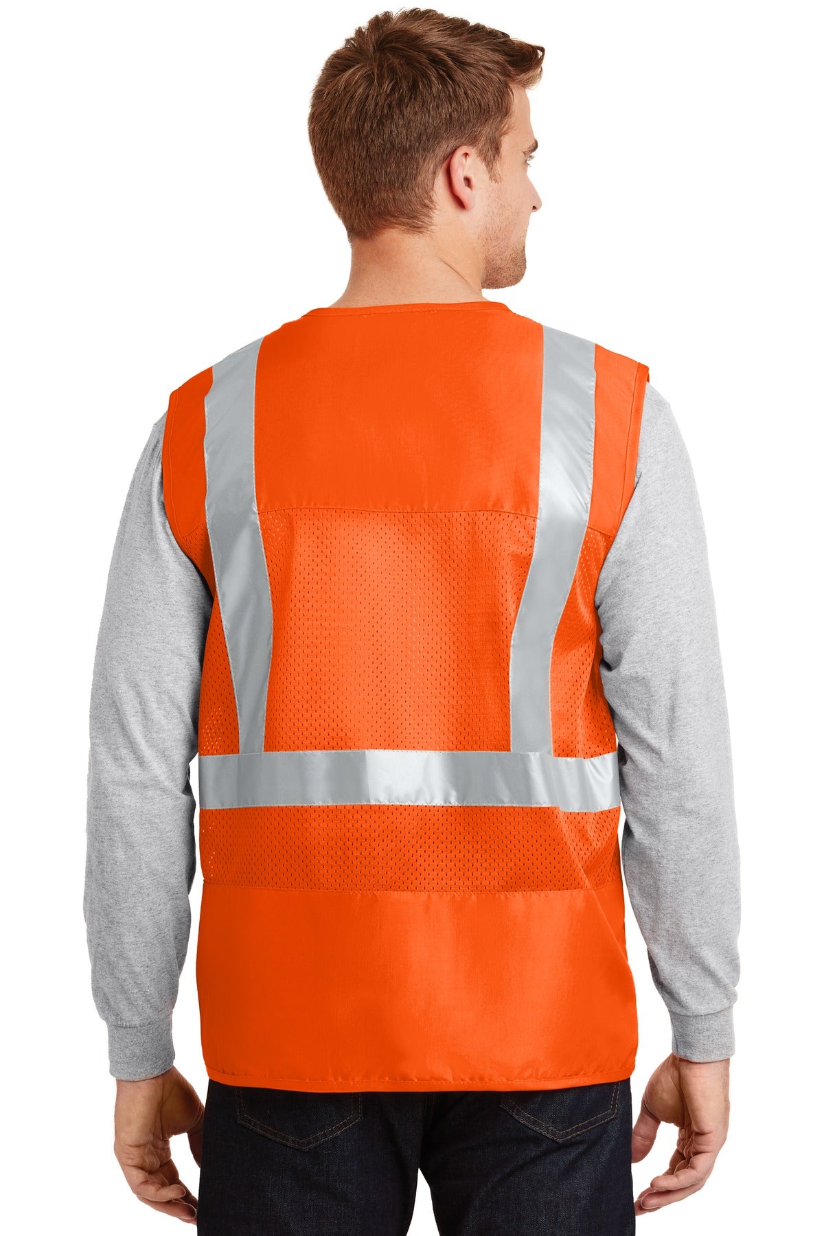CornerStone ANSI 107 Class 2 Mesh Back Safety Vest CSV405