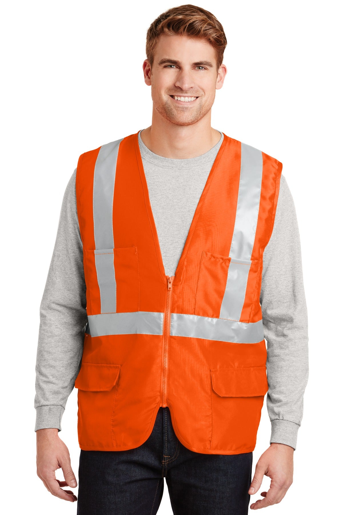 CornerStone ANSI 107 Class 2 Mesh Back Safety Vest CSV405