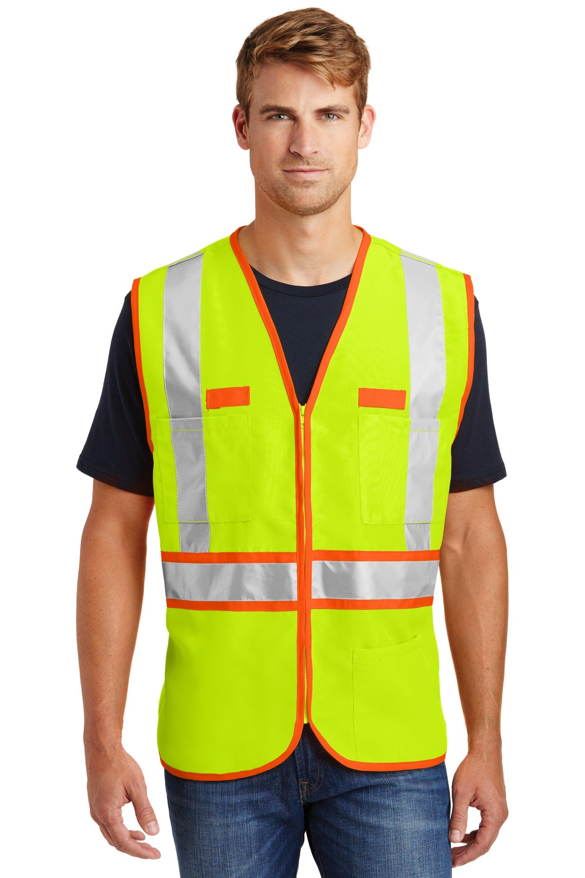CornerStone ANSI 107 Class 2 Dual-Color Safety Vest CSV407