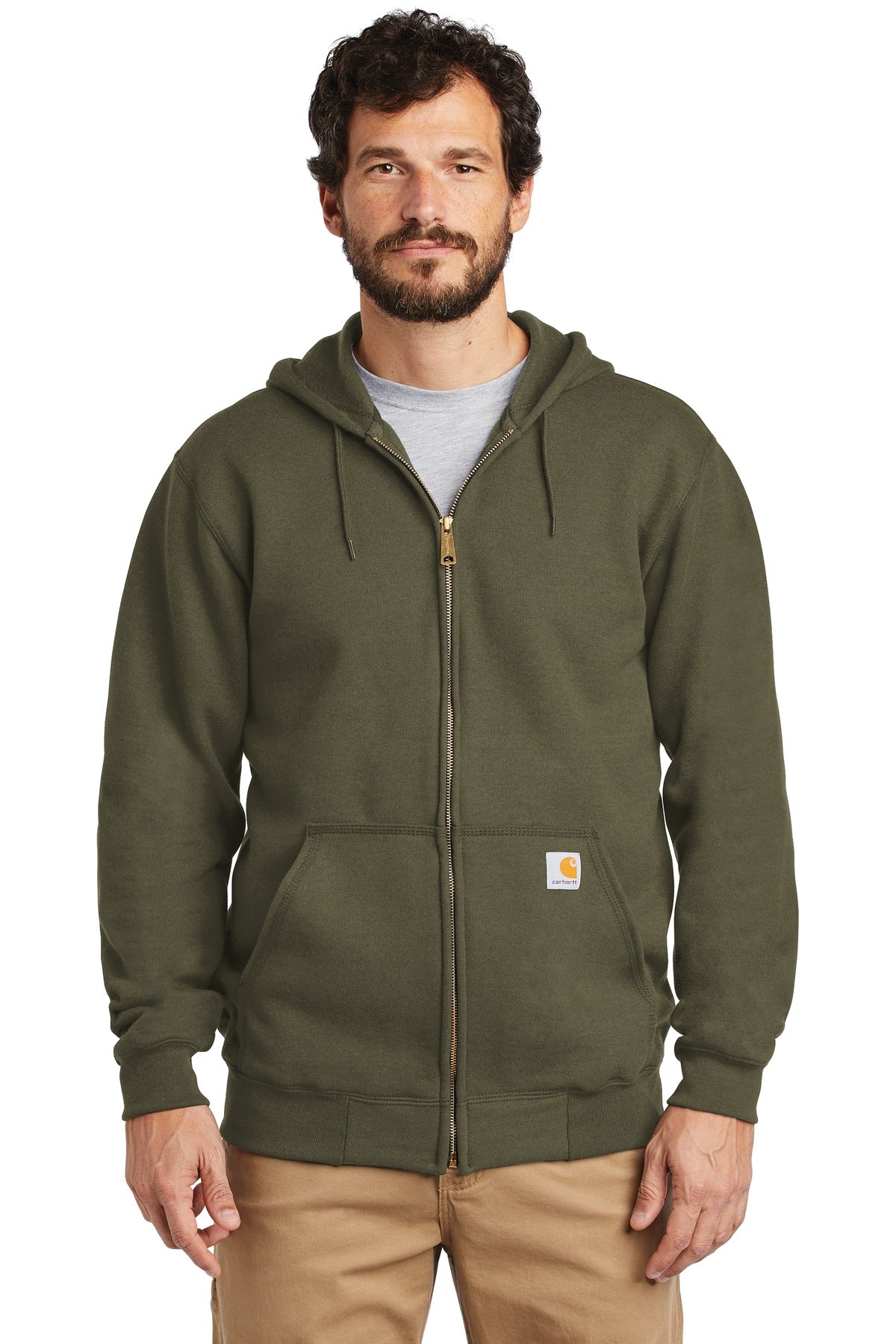 Carhartt  Midweight Hooded Zip-Front Sweatshirt CTK122