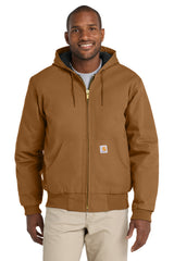 Carhartt Tall Quilted-Flannel-Lined Duck Active Jac CTT106677