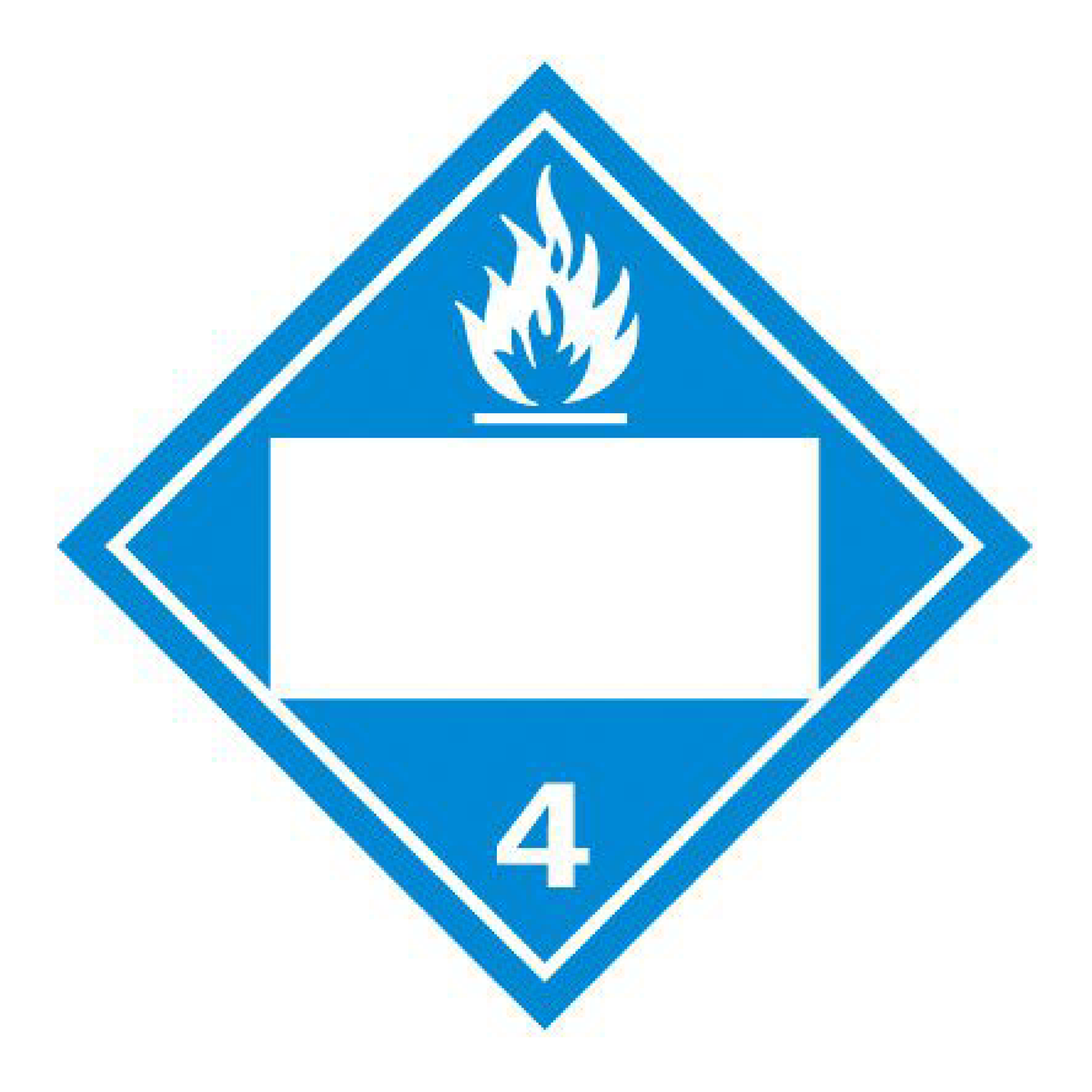 Custom D.O.T. Placard - Class 4 Flammable – Century Graphics & Sign