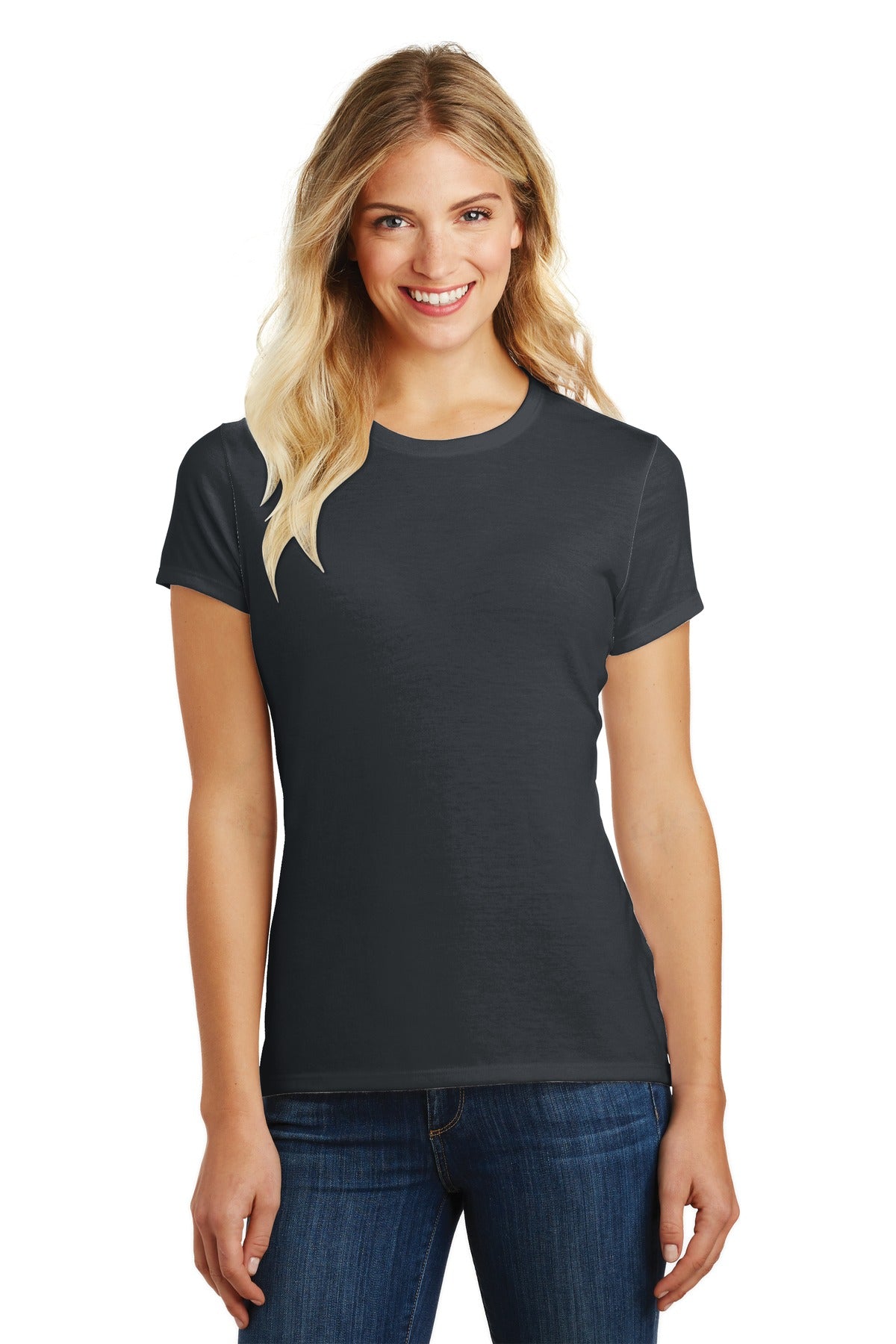 District  Women's Perfect Blend CVC Tee DM108L