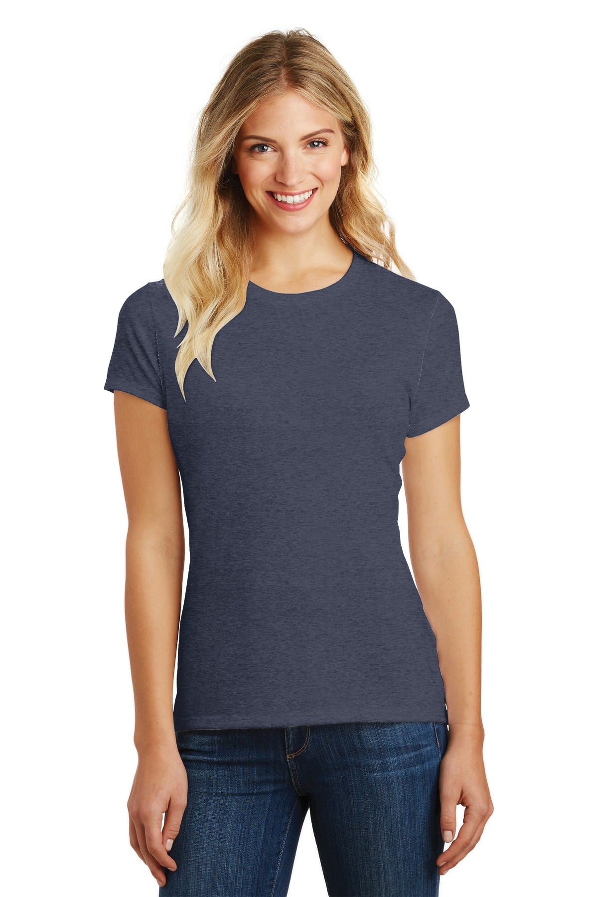 District  Women's Perfect Blend CVC Tee DM108L