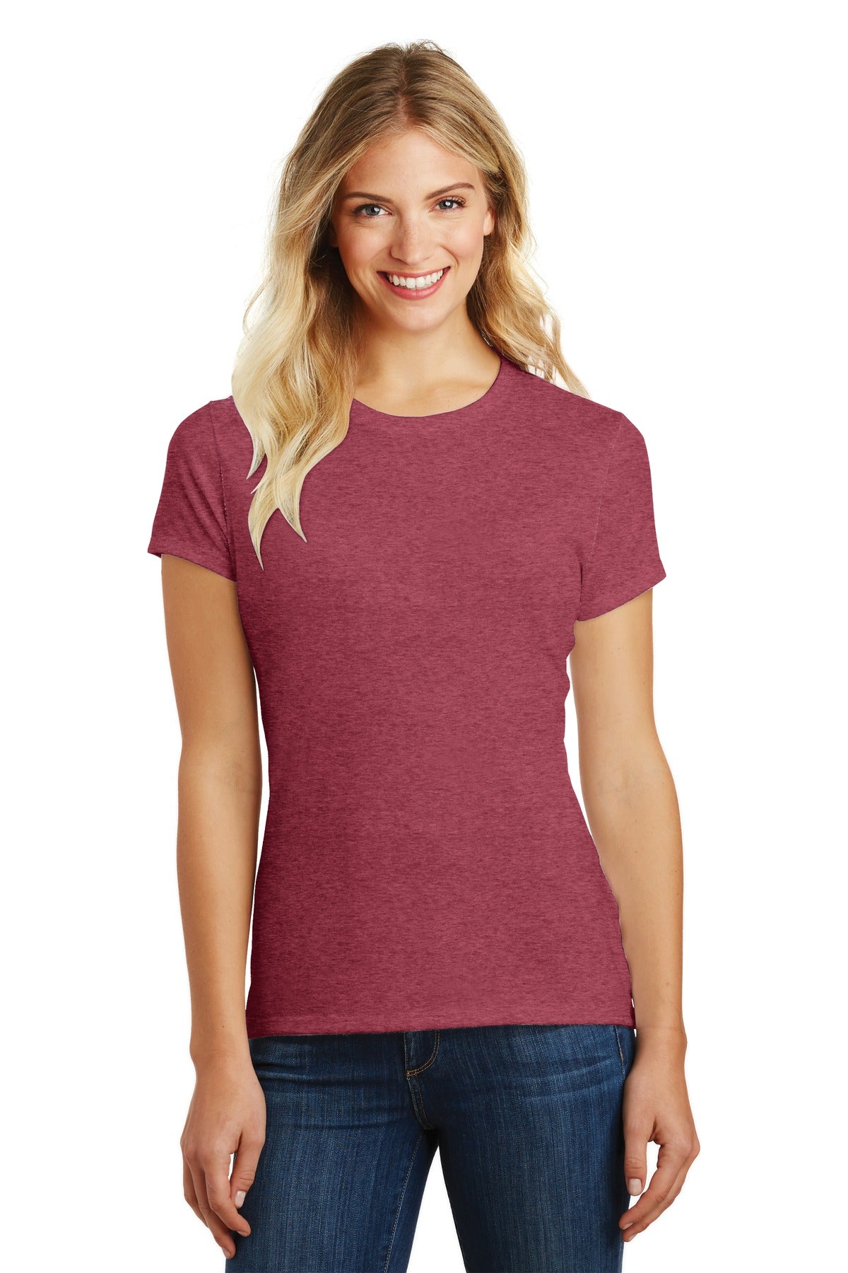 District  Women's Perfect Blend CVC Tee DM108L