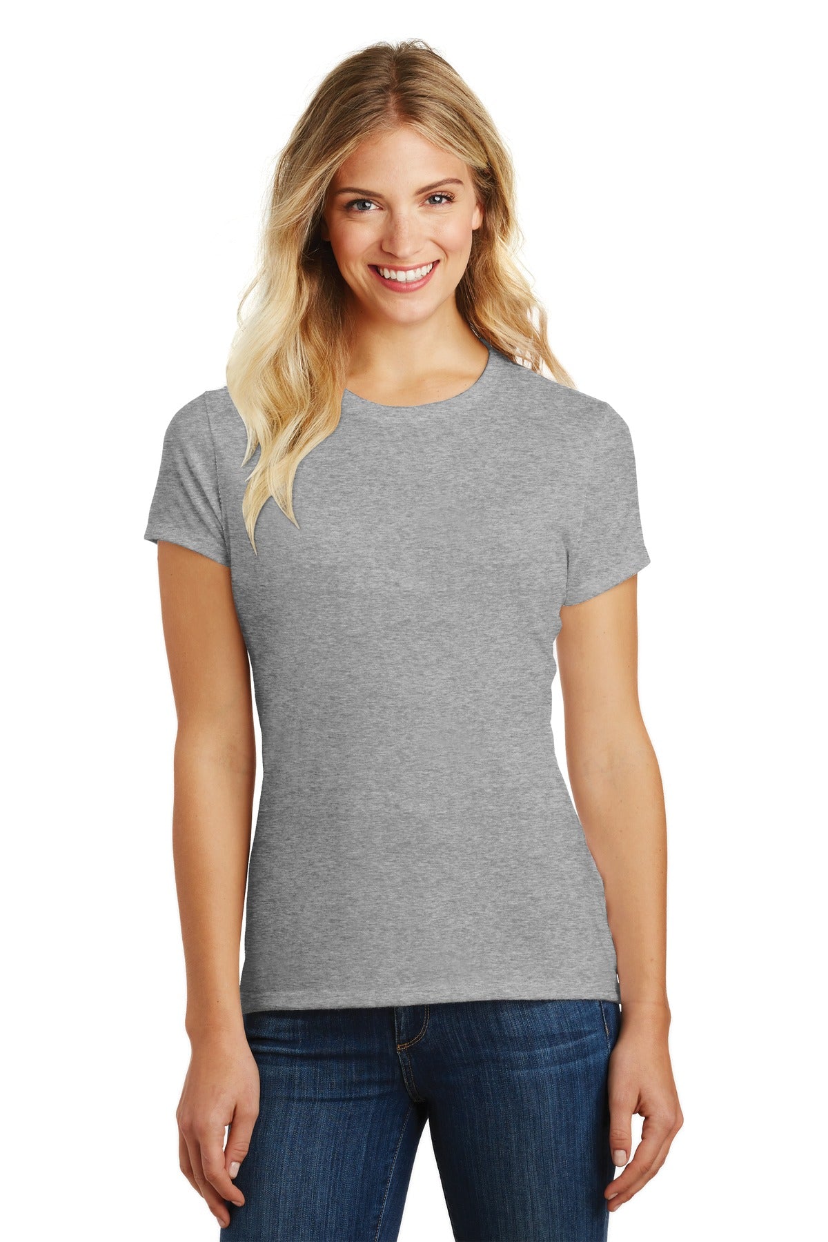 District  Women's Perfect Blend CVC Tee DM108L