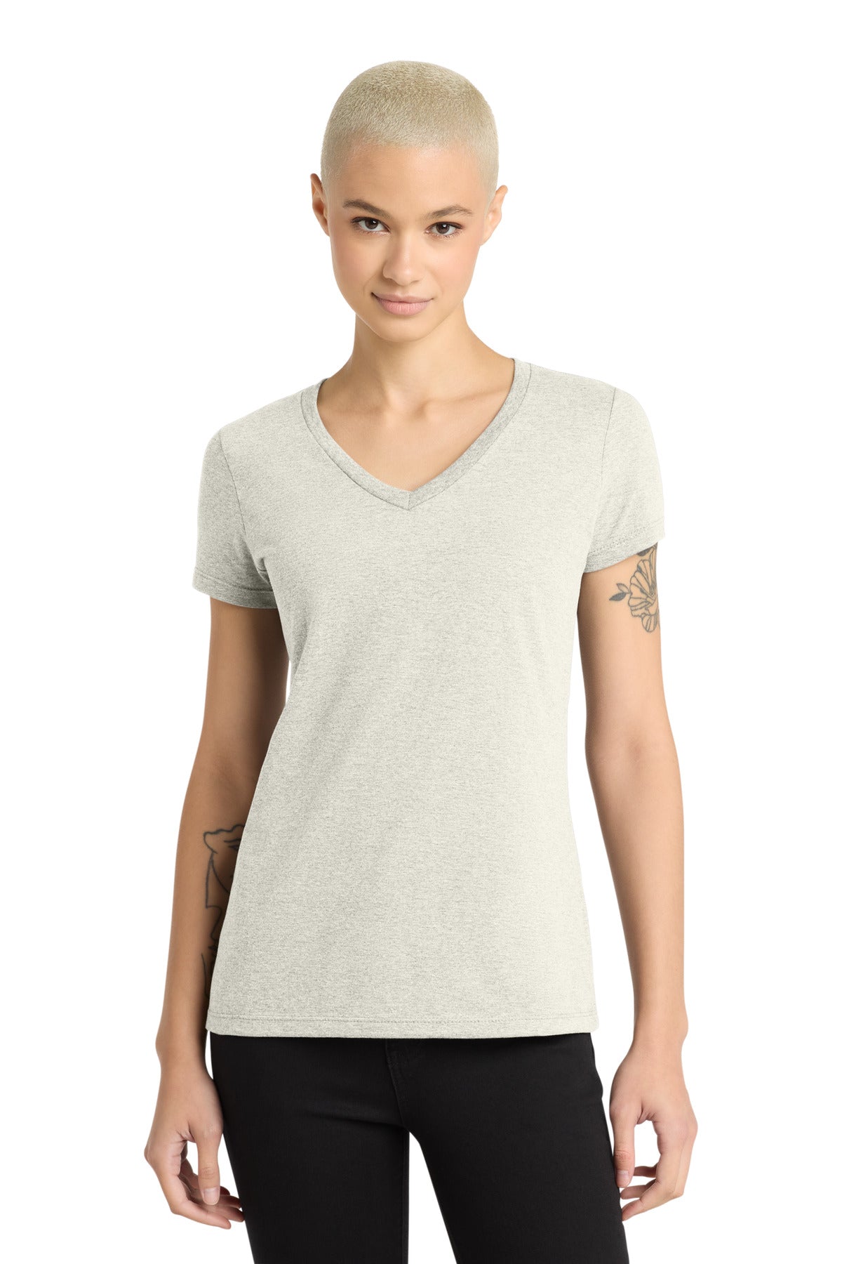 District Women's Perfect Weight V-Neck Tee DM1170L