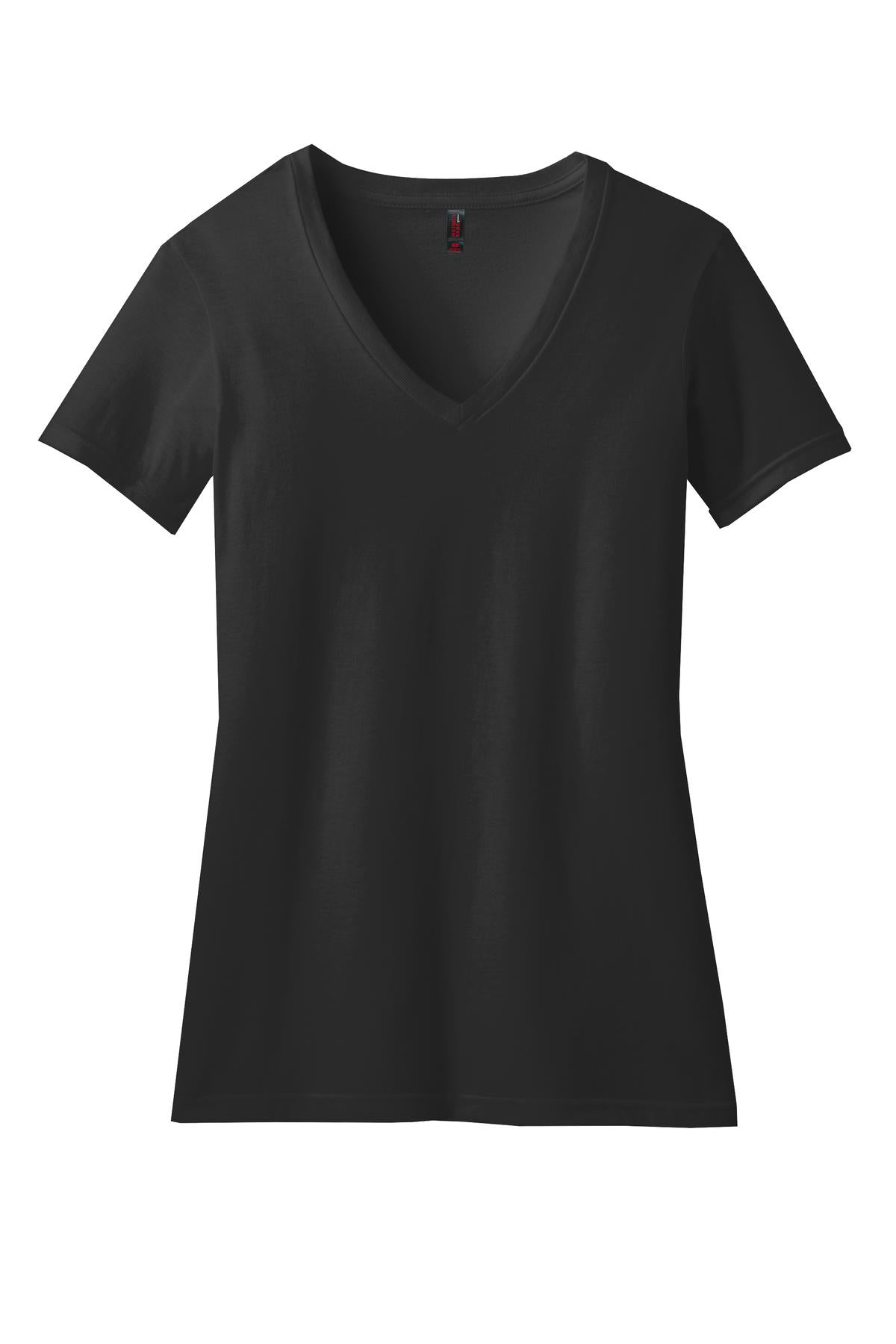 District Women's Perfect Blend CVC V-Neck Tee DM1190L