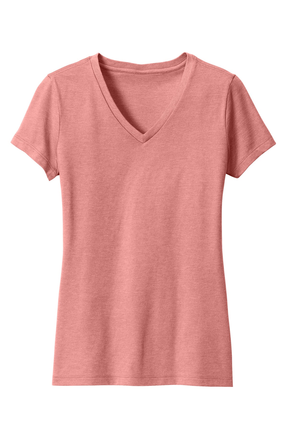 District Women's Perfect Blend CVC V-Neck Tee DM1190L