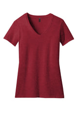 District Women's Perfect Blend CVC V-Neck Tee DM1190L