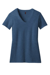 District Women's Perfect Blend CVC V-Neck Tee DM1190L