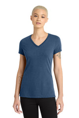District Women's Perfect Blend CVC V-Neck Tee DM1190L