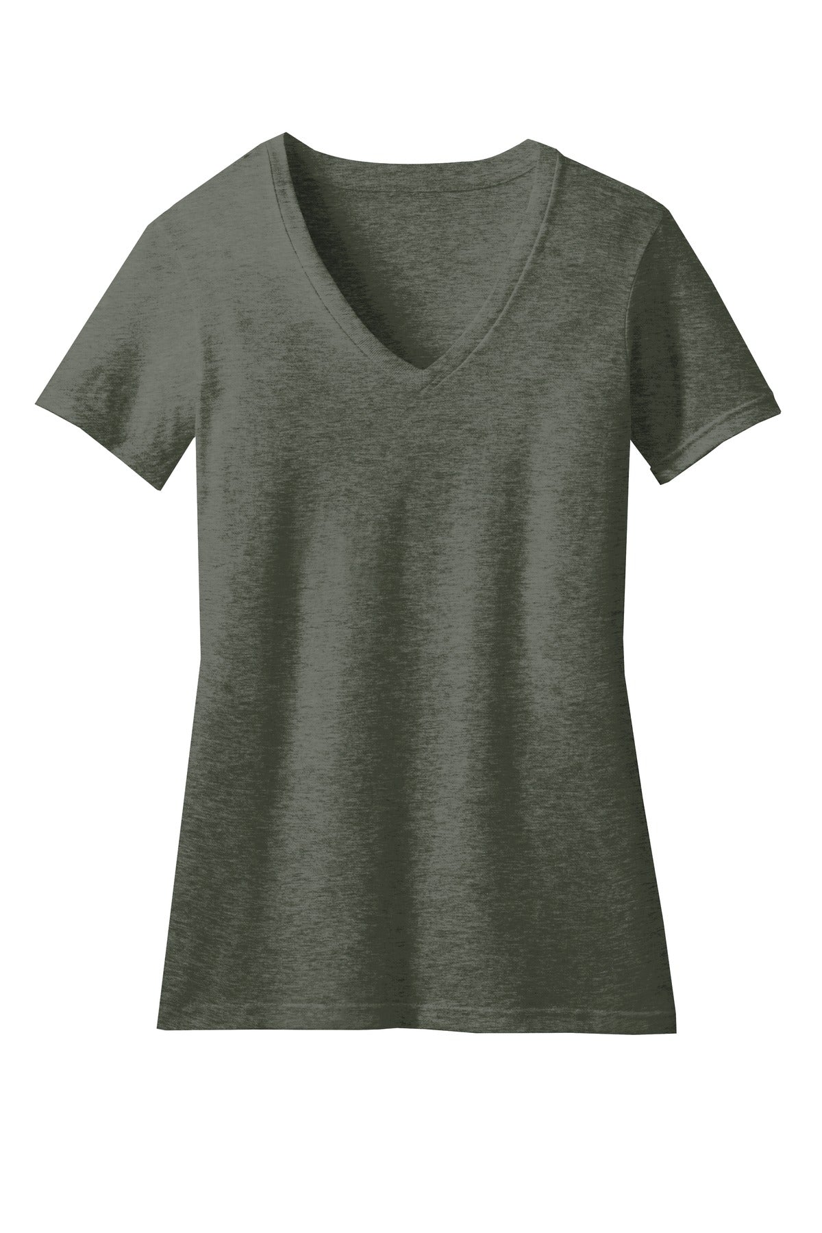 District Women's Perfect Blend CVC V-Neck Tee DM1190L