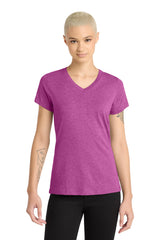 District Women's Perfect Blend CVC V-Neck Tee DM1190L
