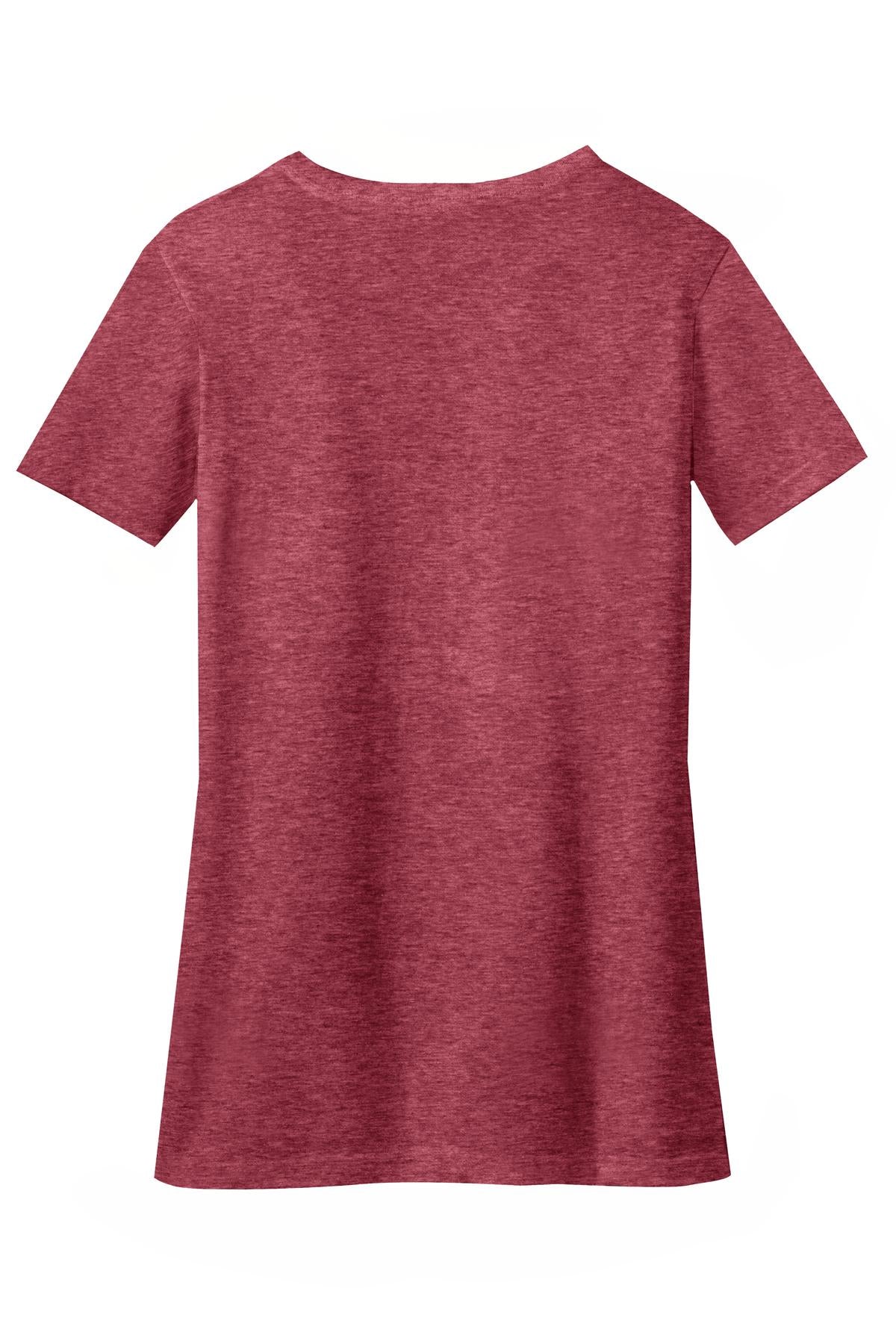 District Women's Perfect Blend CVC V-Neck Tee DM1190L