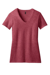District Women's Perfect Blend CVC V-Neck Tee DM1190L