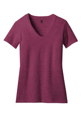 District Women's Perfect Blend CVC V-Neck Tee DM1190L