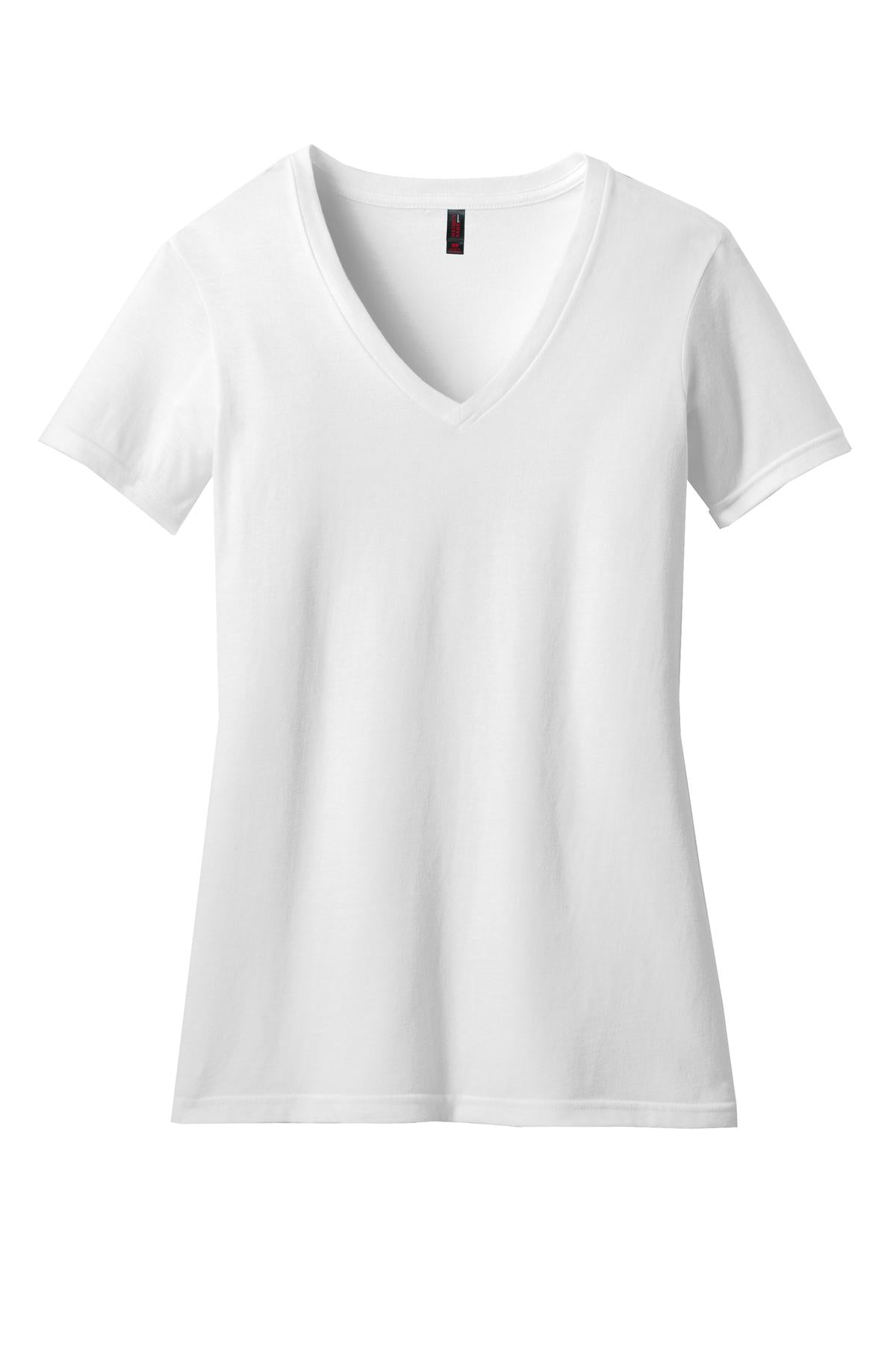 District Women's Perfect Blend CVC V-Neck Tee DM1190L