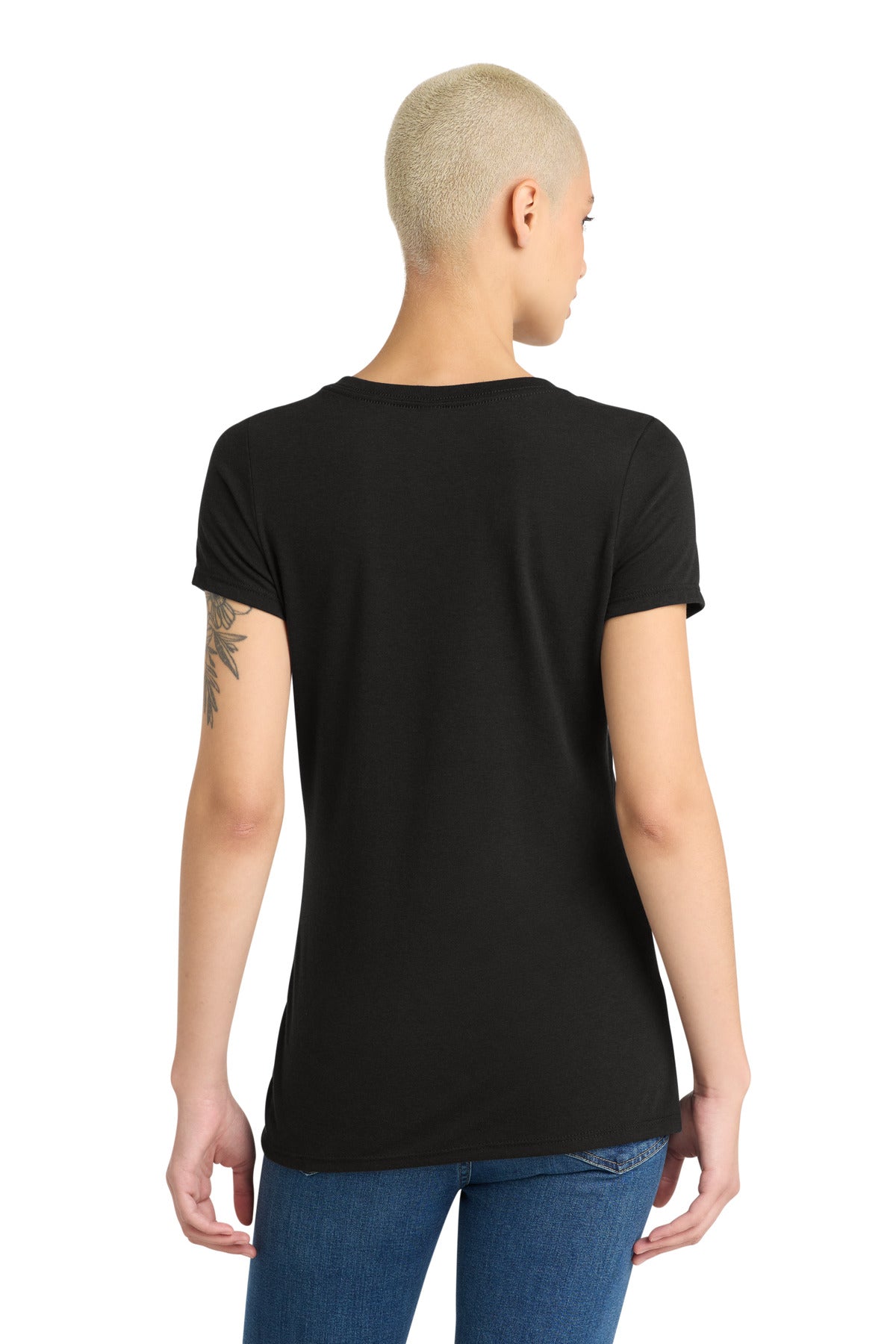 District Women's Perfect Tri V-Neck Tee DM1350L