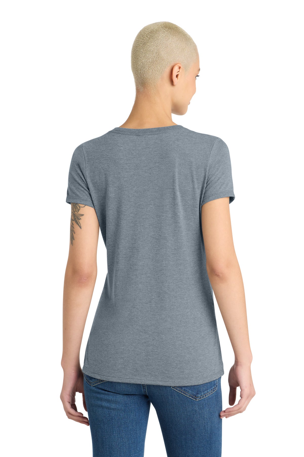 District Women's Perfect Tri V-Neck Tee DM1350L