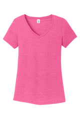 District Women's Perfect Tri V-Neck Tee DM1350L