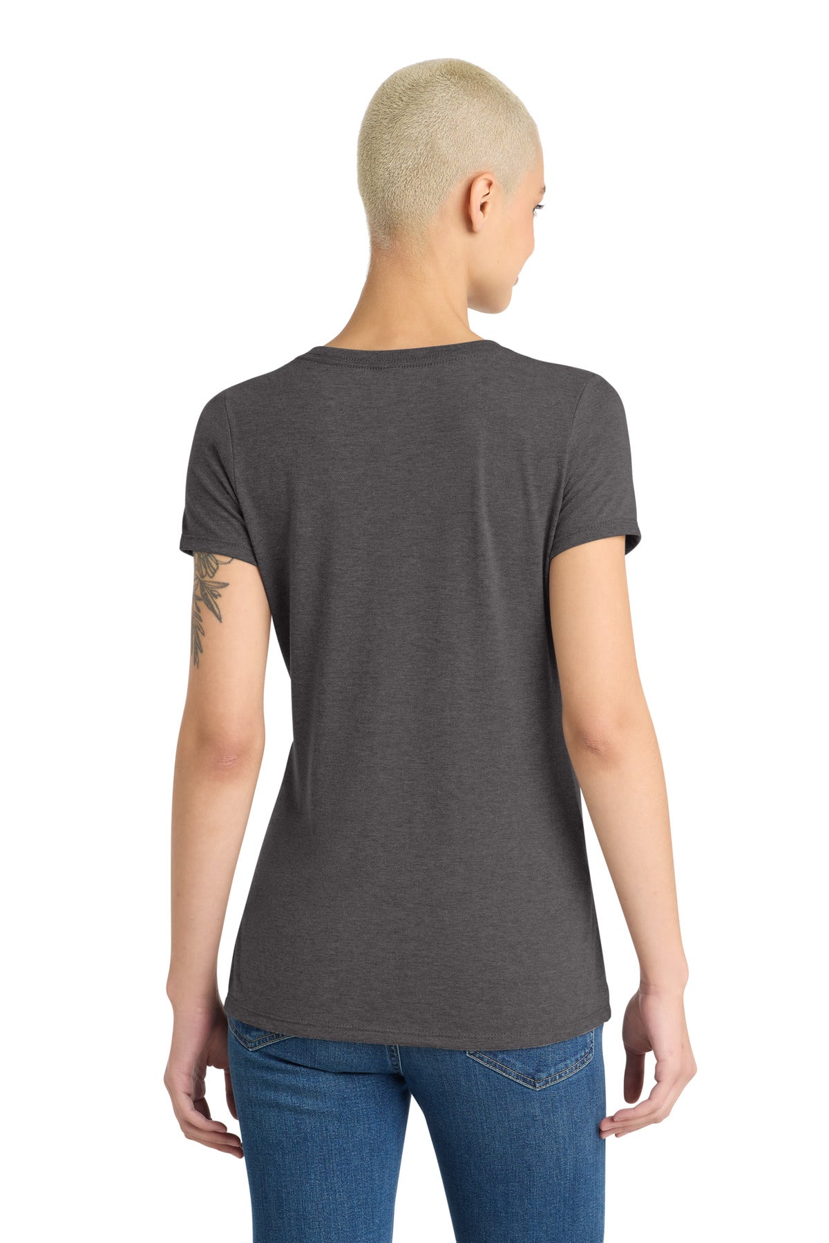 District Women's Perfect Tri V-Neck Tee DM1350L
