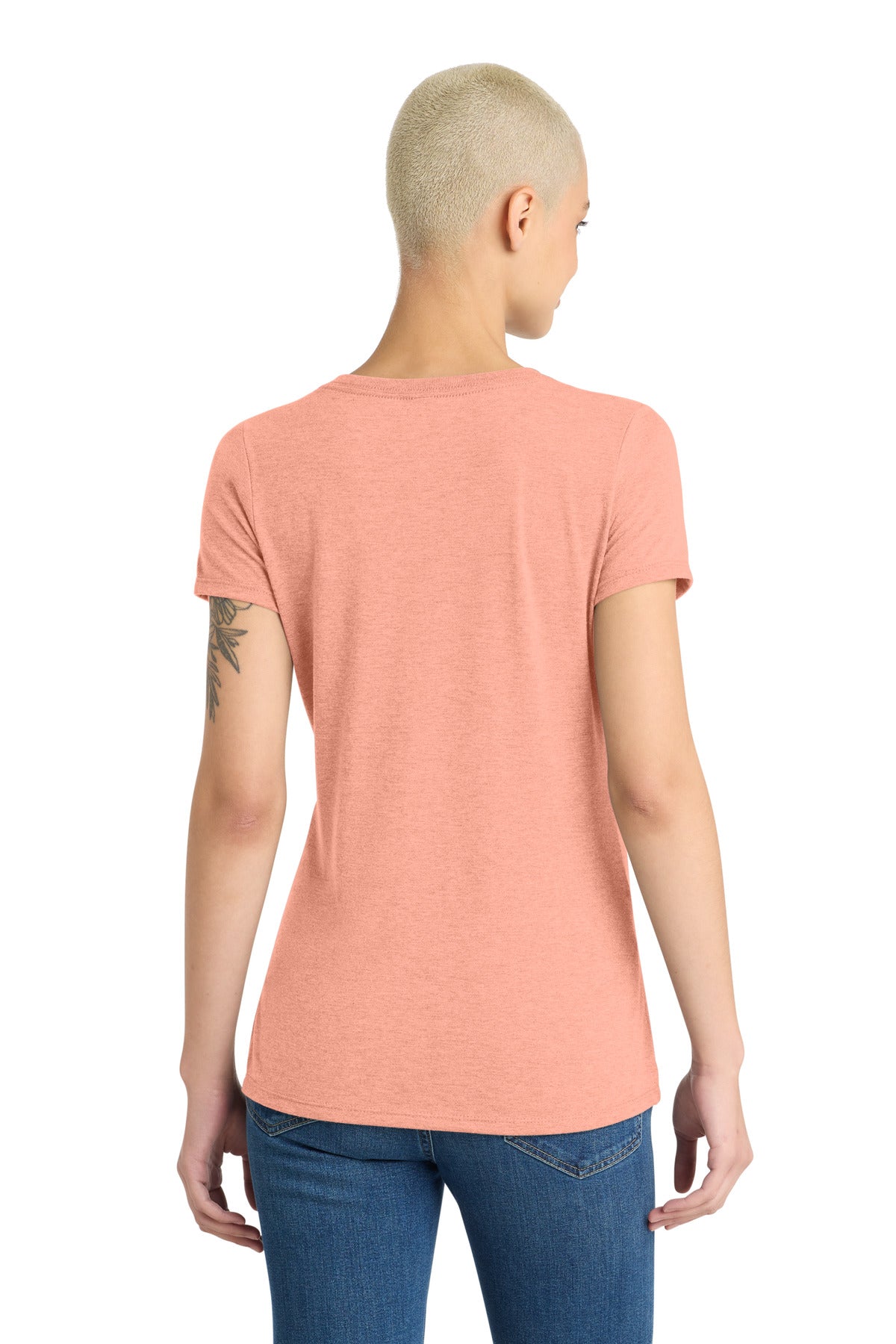 District Women's Perfect Tri V-Neck Tee DM1350L