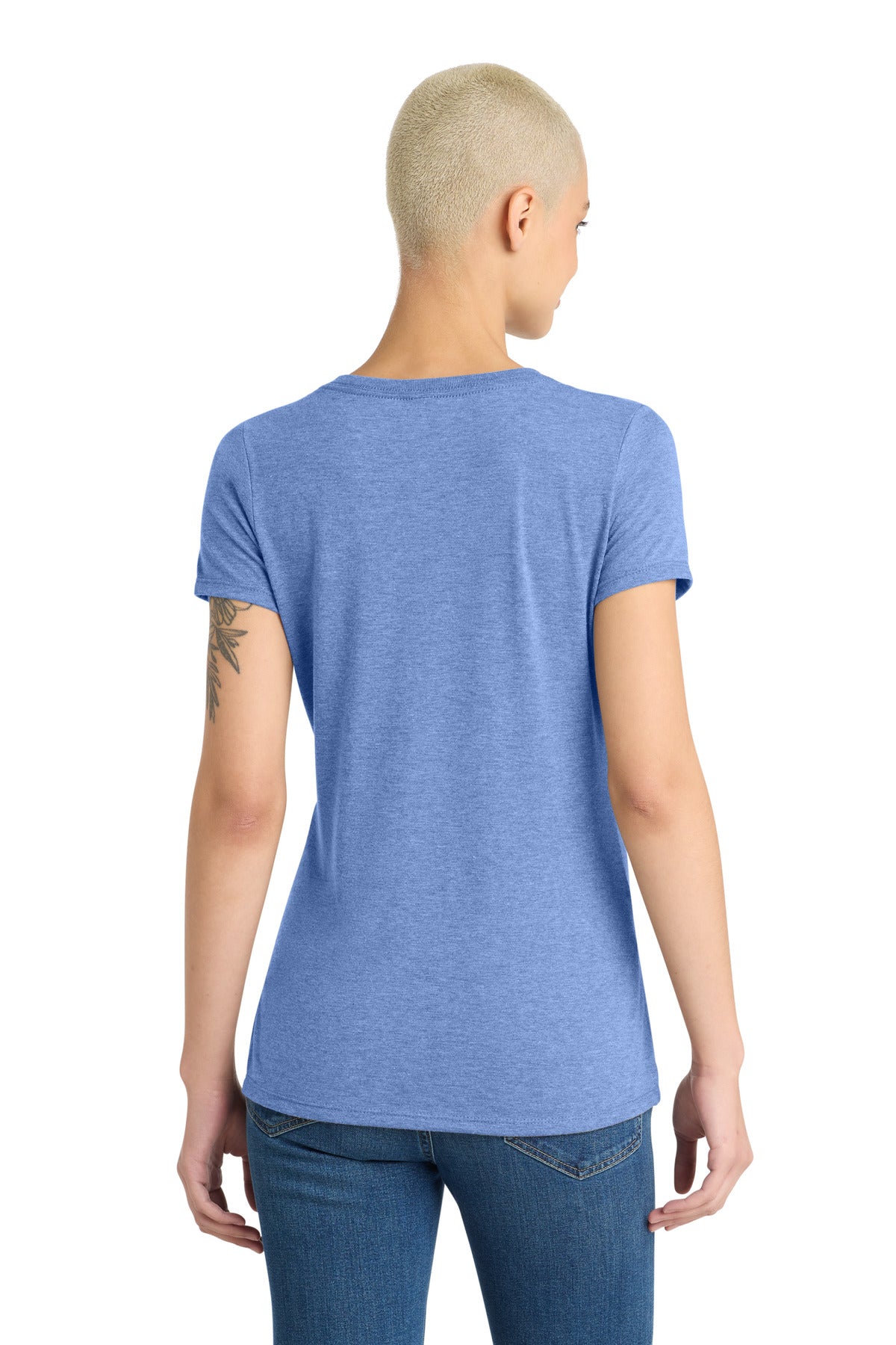 District Women's Perfect Tri V-Neck Tee DM1350L